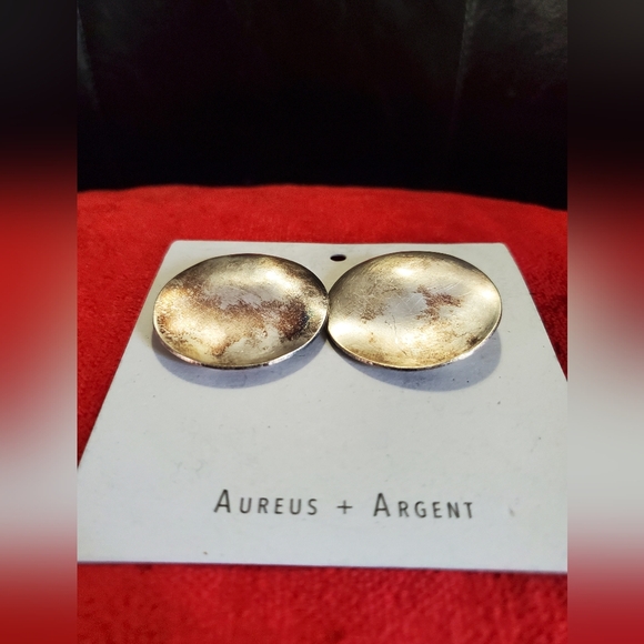 NWT Sculptural Circles Post Earrings by Aureus + Argent - Picture 7 of 8